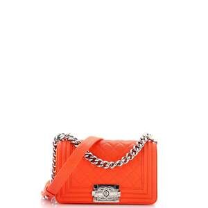 Chanel Boy Flap Bag Quilted Caviar #238234C48B